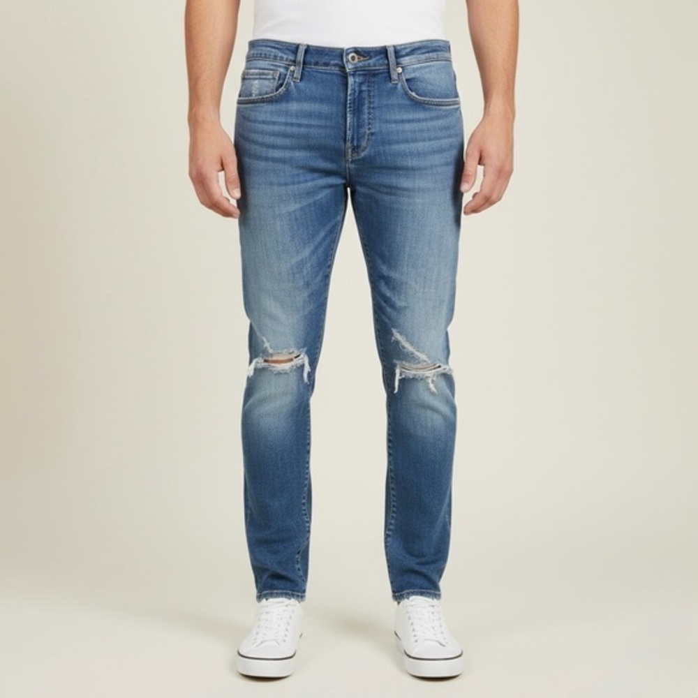 FRAME L’Homme Slim Degradable Jeans Agecroft Destruct